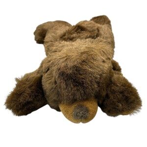 FINE TOY 16” BEAR HUGS BROWN VINTAGE STUFFED ANIMAL HEATING PAD COVER NO WARMER